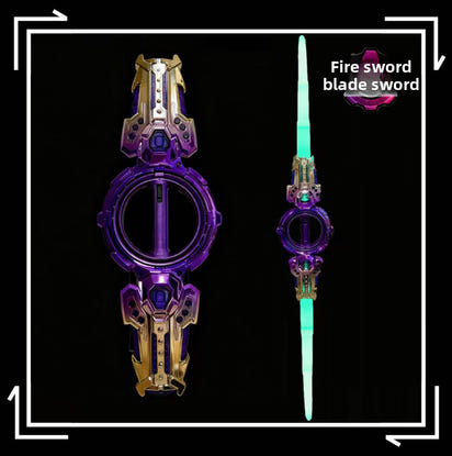 ROTATE™ Dual-Bladed Energy Saber — Retractable & Spinning Light Sword