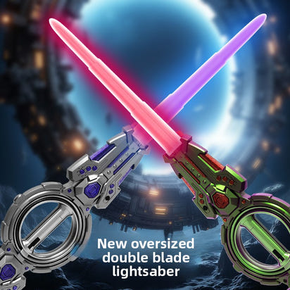 ROTATE™ Dual-Bladed Energy Saber — Retractable & Spinning Light Sword