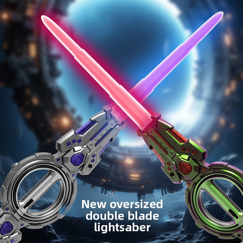 ROTATE™ Dual-Bladed Energy Saber — Retractable & Spinning Light Sword