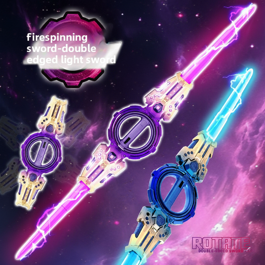 ROTATE™ Dual-Bladed Energy Saber — Retractable & Spinning Light Sword