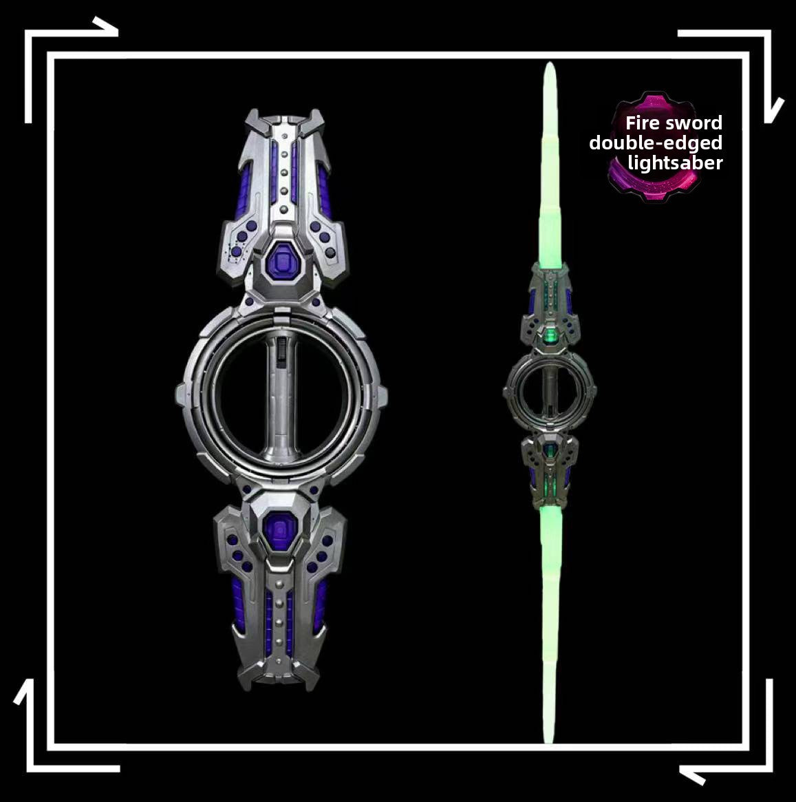 ROTATE™ Dual-Bladed Energy Saber — Retractable & Spinning Light Sword